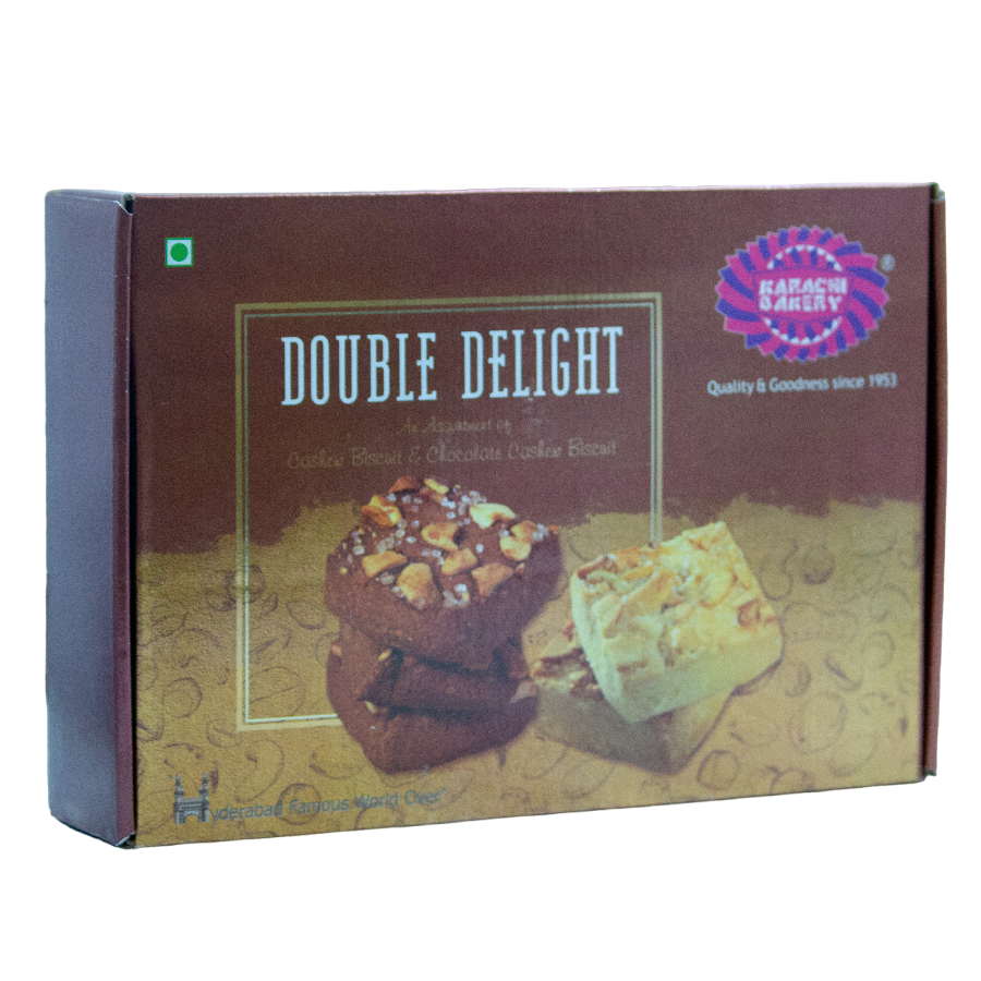 Double Delight - Chocolate Cashew & Cashew Biscuits