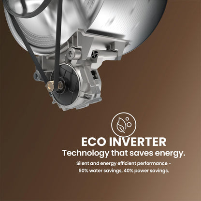 IFB 10 Kg 5 Star, DeepClean®, AI Powered, WiFi, Fully Automatic Front Load Washing Machine (EXECUTIVE PLUS MBN 1014KH, PowerSteam®, 9 Swirl, Steam Refresh, Inbuilt Heater, Eco Inverter, Mocha)