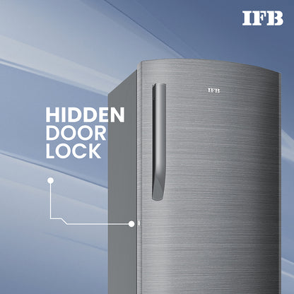 IFB Single Door Refrigerator, 248 Liter Gross, Brush Grey Color