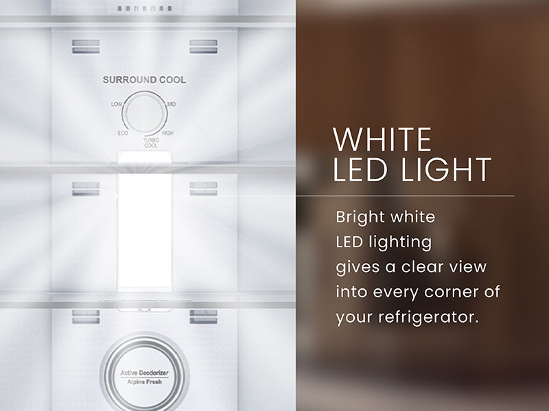 IFB 425L Frost Free Double Door Refrigerator – Brush Grey Metal Finish | Convertible Fridge-Freezer