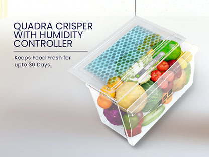 IFB 364L Frost Free Double Door Refrigerator – Brush Grey | 7-in-1 Convertible Multi Modes | E-Tech 360° Cooling | Quadra Crisper with Humidity Control | Energy Efficient | Model: IFBFF-2901FBS-EUA