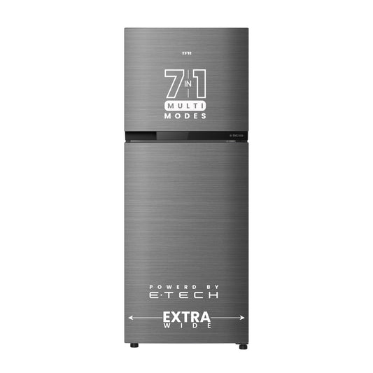 IFB 364L Frost Free Double Door Refrigerator – Brush Grey | 7-in-1 Convertible Multi Modes | E-Tech 360° Cooling | Quadra Crisper with Humidity Control | Energy Efficient | Model: IFBFF-2901FBS-EUA