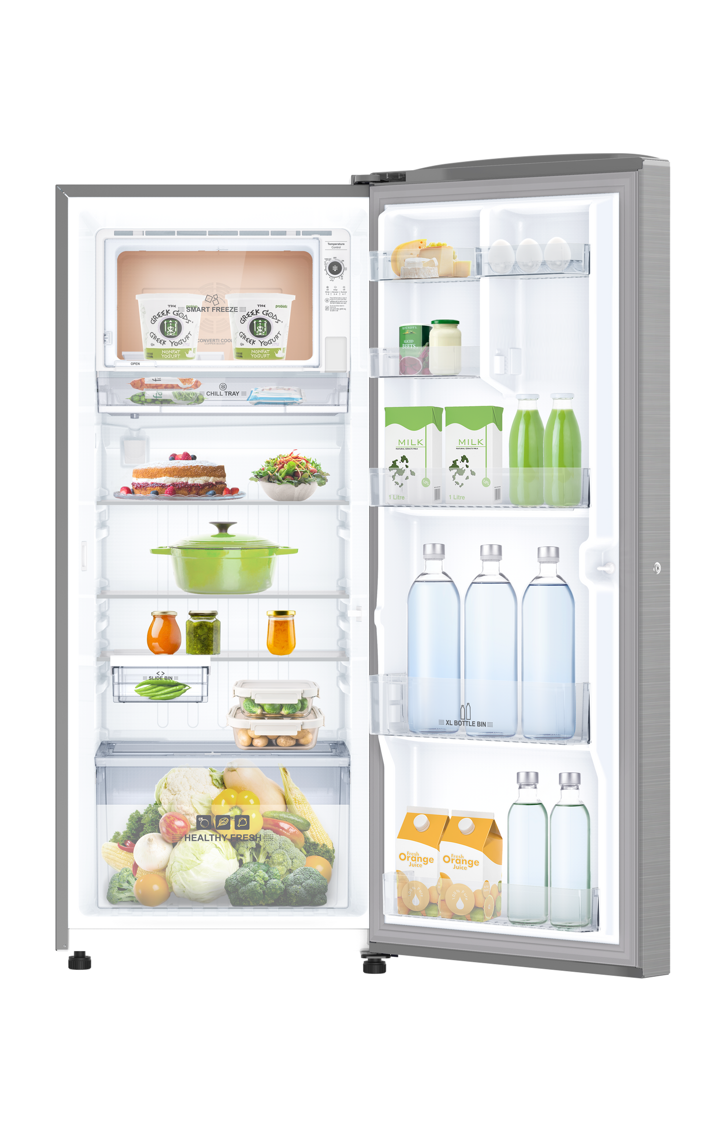 IFB Single Door Refrigerator, 248 Liter Gross, Brush Grey Color