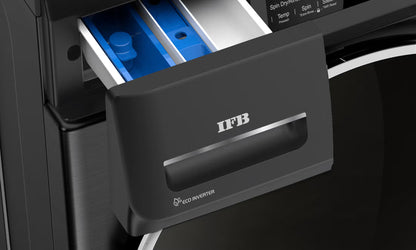 IFB 10 Kg 5 Star, DeepClean®, AI Powered, WiFi, Fully Automatic Front Load Washing Machine (EXECUTIVE PLUS BXN 1014KH, PowerSteam®, 9 Swirl, Steam Refresh, Inbuilt Heater, Eco Inverter, Black VCM)