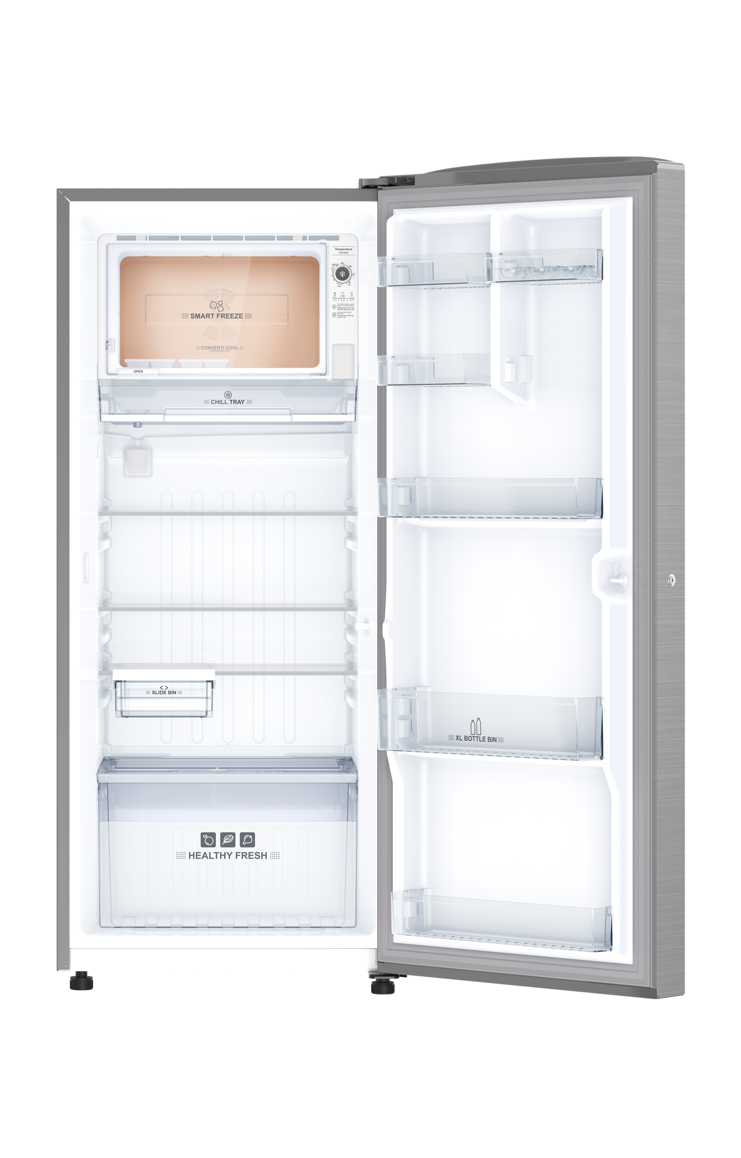 IFB Single Door Refrigerator, 248 Liter Gross, Brush Grey Color