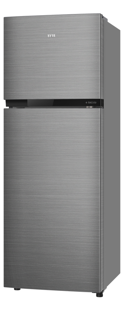 IFB 400L Frost Free Double Door Refrigerator – Brush Grey Metal Stainless | Convertible Fridge-Freezer | Inverter Compressor | Model: IFBFF-3151IMS-EUA