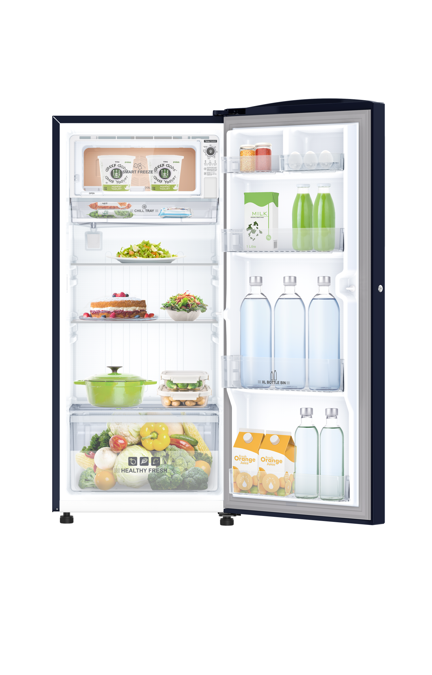 IFB Single Door Refrigerator, 213L Gross, Cobalt Blue Color