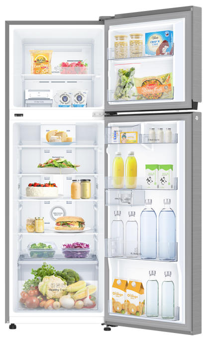 IFB 425L Frost Free Double Door Refrigerator – Brush Grey Metal Finish | Convertible Fridge-Freezer