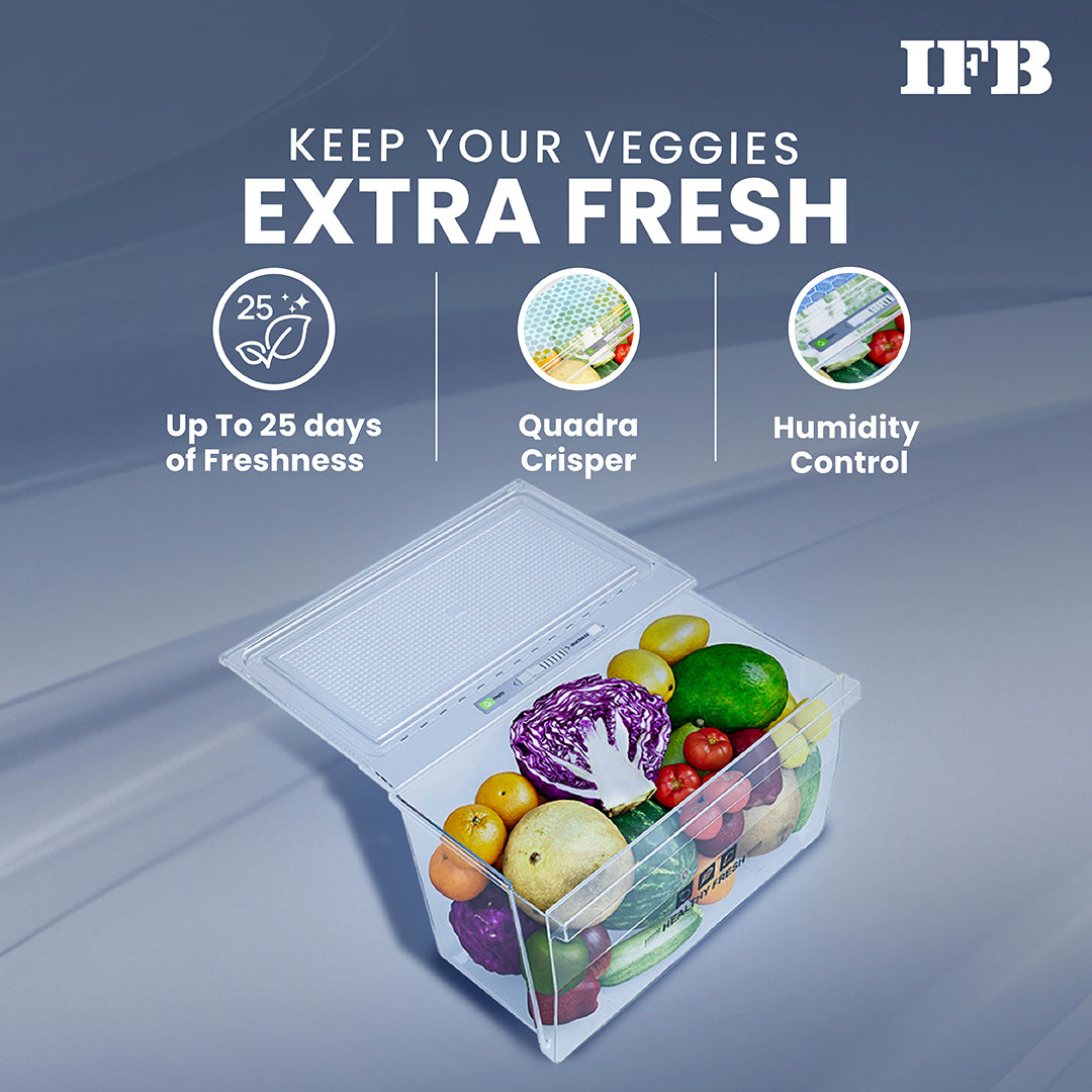 IFB Single Door Refrigerator, 213L Gross, Cobalt Blue Color