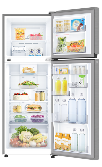IFB 400L Frost Free Double Door Refrigerator – Brush Grey Metal Stainless | Convertible Fridge-Freezer | Inverter Compressor | Model: IFBFF-3151IMS-EUA