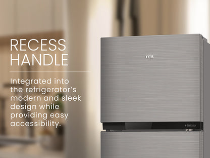 IFB 364L Frost Free Double Door Refrigerator – Brush Grey | 7-in-1 Convertible Multi Modes | E-Tech 360° Cooling | Quadra Crisper with Humidity Control | Energy Efficient | Model: IFBFF-2901FBS-EUA