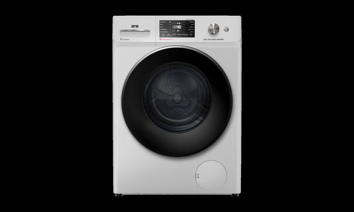 IFB 10 Kg 5 Star, DeepClean®, AI Powered, WiFi, Fully Automatic Front Load Washing Machine (EXECUTIVE PLUS MBN 1014KH, PowerSteam®, 9 Swirl, Steam Refresh, Inbuilt Heater, Eco Inverter, Grey White)
