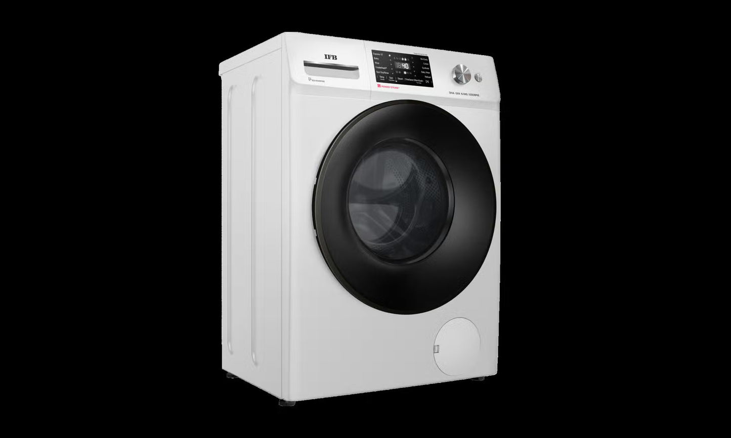 IFB 10 Kg 5 Star, DeepClean®, AI Powered, WiFi, Fully Automatic Front Load Washing Machine (EXECUTIVE PLUS MBN 1014KH, PowerSteam®, 9 Swirl, Steam Refresh, Inbuilt Heater, Eco Inverter, Grey White)