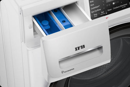 IFB 10 Kg 5 Star, DeepClean®, AI Powered, WiFi, Fully Automatic Front Load Washing Machine (EXECUTIVE PLUS MBN 1014KH, PowerSteam®, 9 Swirl, Steam Refresh, Inbuilt Heater, Eco Inverter, Grey White)