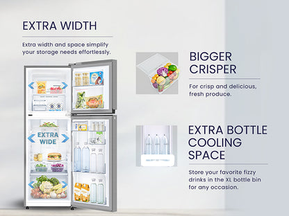 IFB 364L Frost Free Double Door Refrigerator – Brush Grey | 7-in-1 Convertible Multi Modes | E-Tech 360° Cooling | Quadra Crisper with Humidity Control | Energy Efficient | Model: IFBFF-2901FBS-EUA