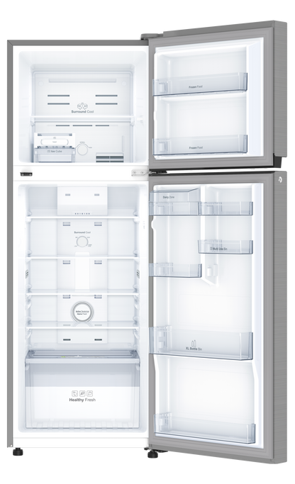 IFB 400L Frost Free Double Door Refrigerator – Brush Grey Metal Stainless | Convertible Fridge-Freezer | Inverter Compressor | Model: IFBFF-3151IMS-EUA