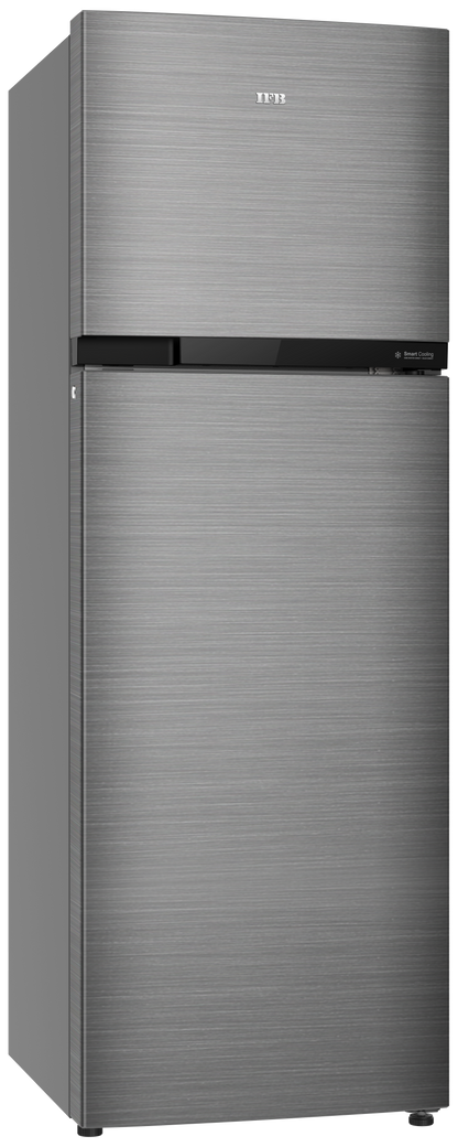 IFB 425L Frost Free Double Door Refrigerator – Brush Grey Metal Finish | Convertible Fridge-Freezer