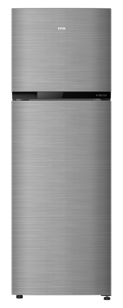 IFB 425L Frost Free Double Door Refrigerator – Brush Grey Metal Finish | Convertible Fridge-Freezer