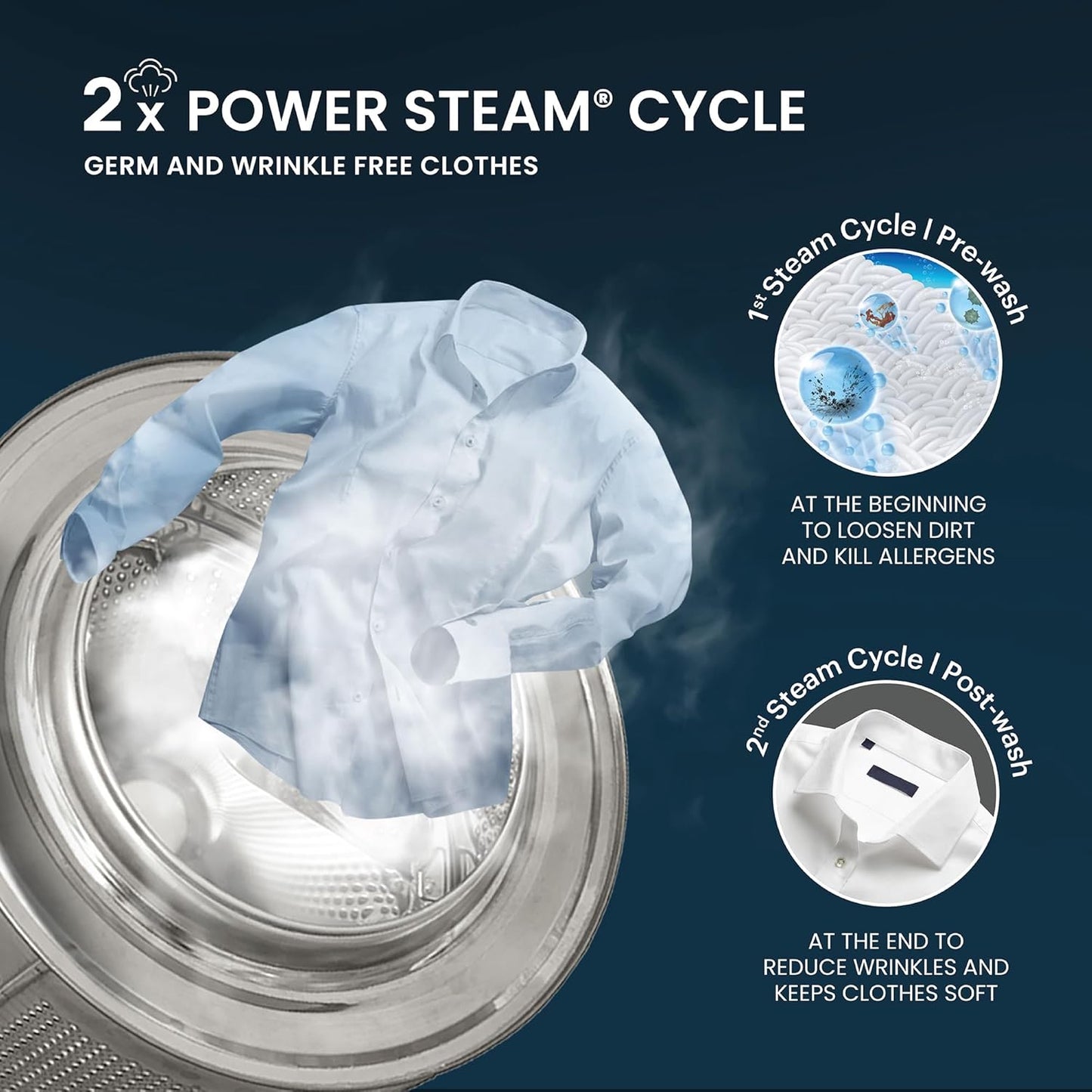 IFB 10 Kg 5 Star, DeepClean®, AI Powered, WiFi, Fully Automatic Front Load Washing Machine (EXECUTIVE PLUS MBN 1014KH, PowerSteam®, 9 Swirl, Steam Refresh, Inbuilt Heater, Eco Inverter, Grey White)